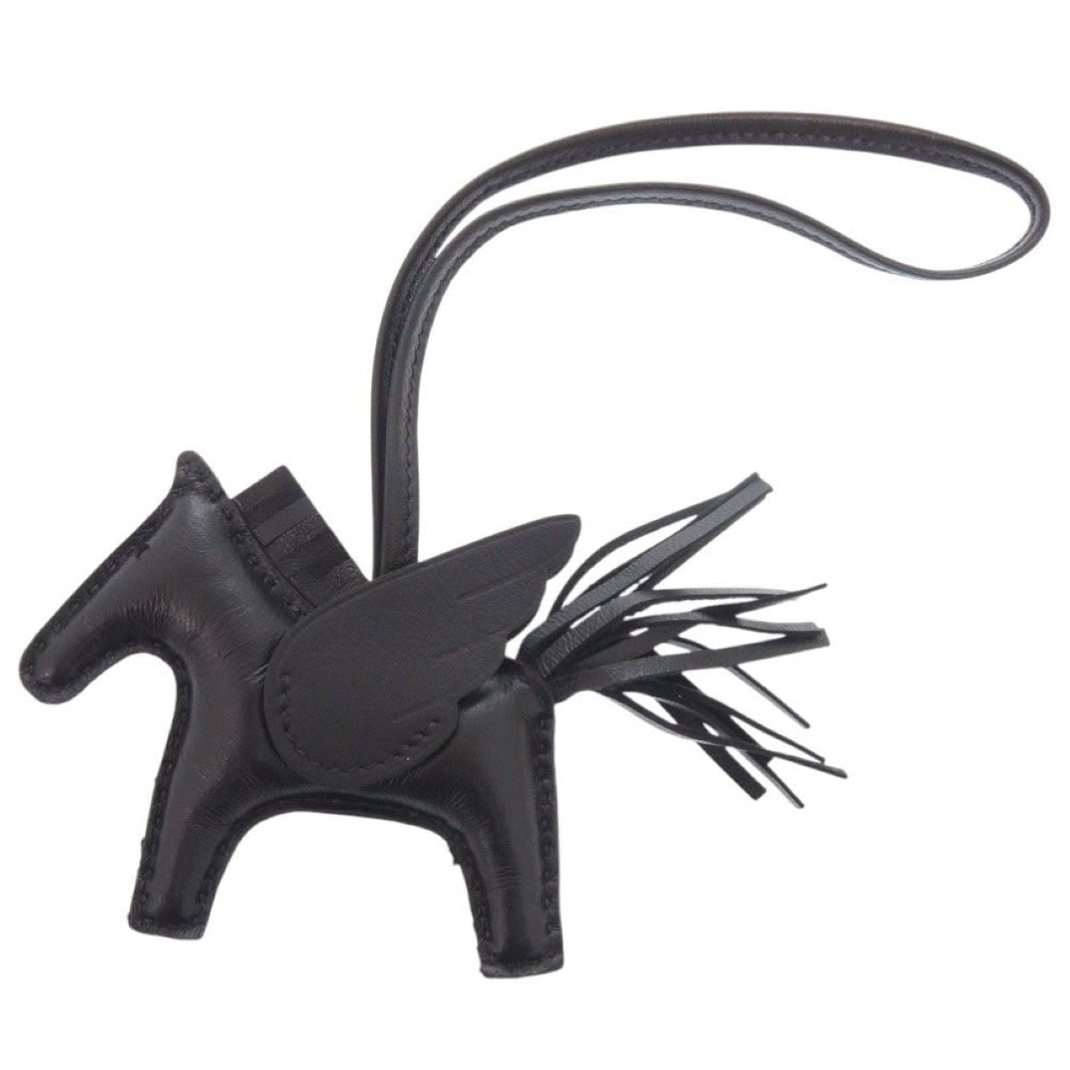 Hermes Rodeo Pegase Black Charm Bag