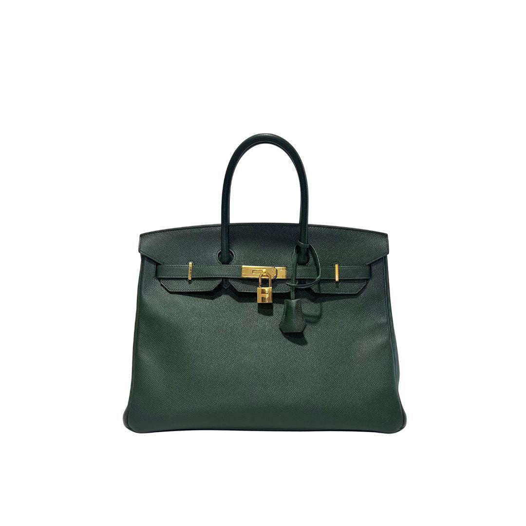 Hermes Birkin 35 Epsom Vert Anglais