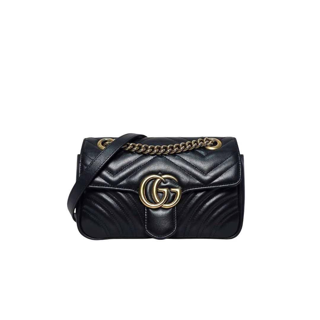 Gucci GG Marmont Small Black Bag
