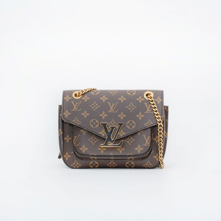 Louis Vuitton Coated Monogram Canvas Passy Bag