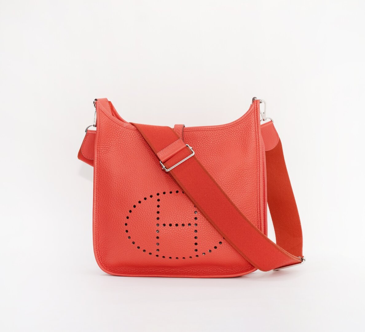 Hermes Evelyne 29 Clemence Leather Bag