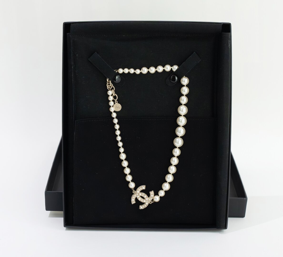 Chanel Pearl CC Limited Edition 100 Anniversary Necklace