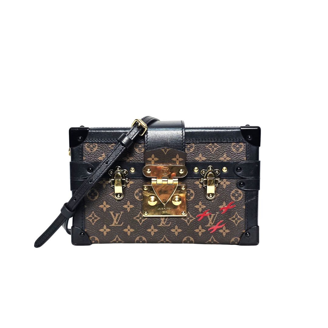 Louis Vuitton Petite Malle Epi Leather Brown Bag