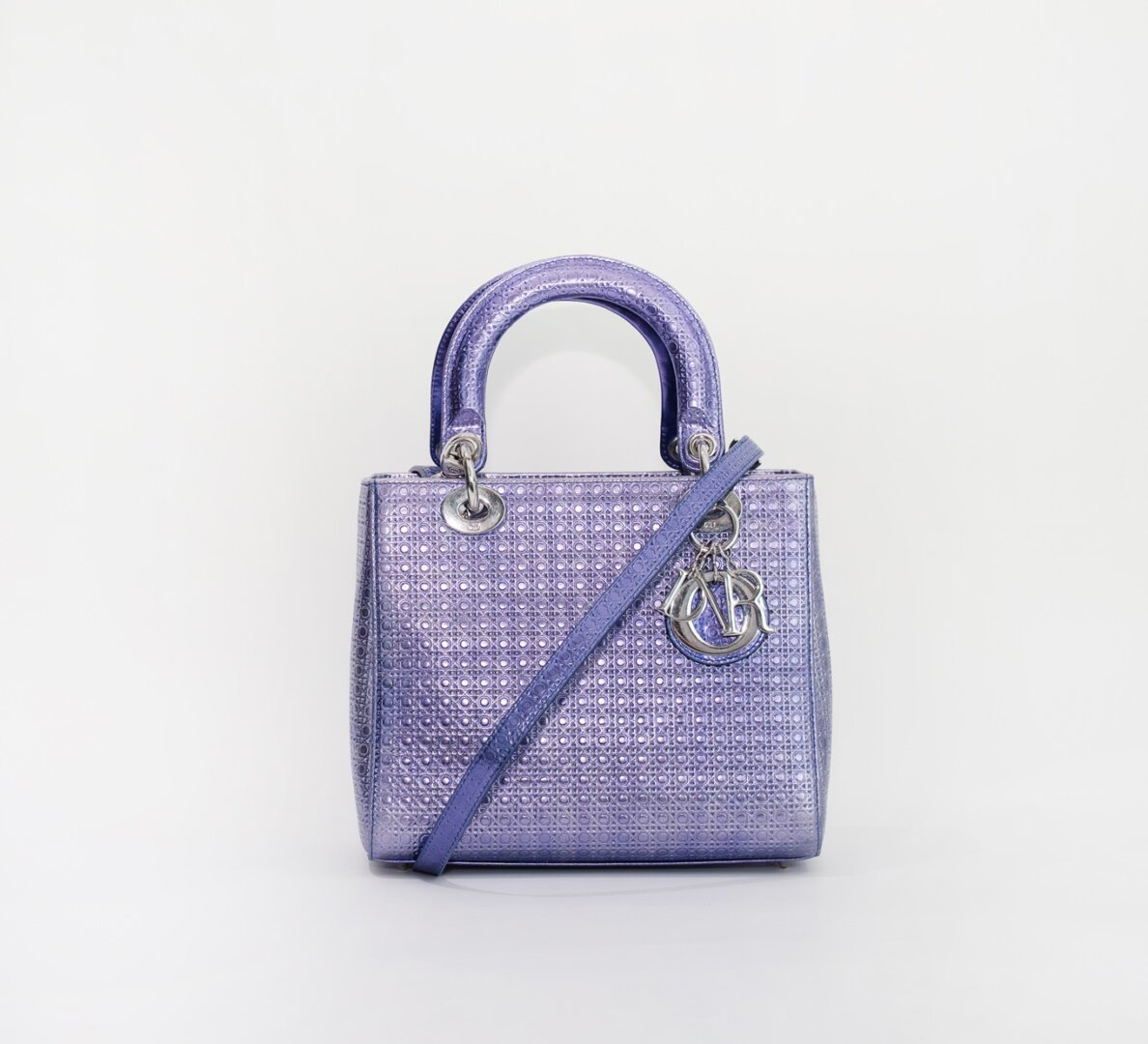 Lady Dior Purple Medium Bag