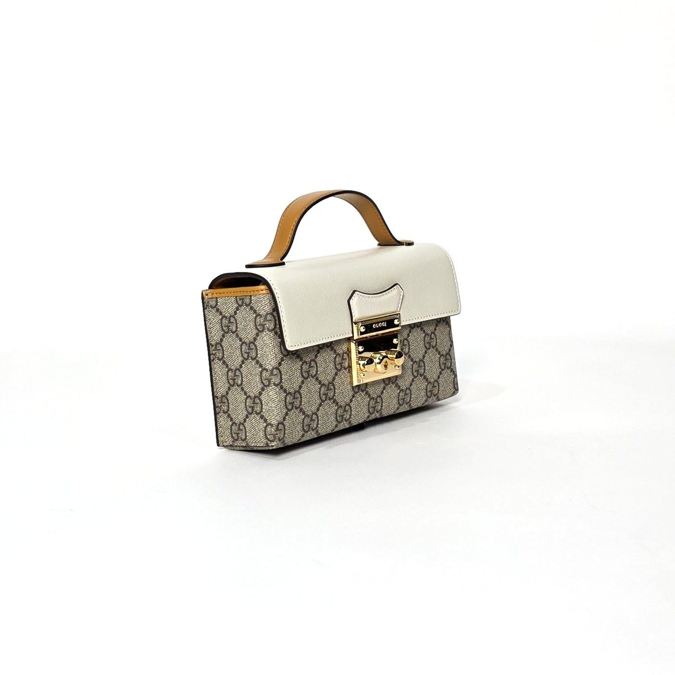 Gucci GG Supreme Padlock Shoulder Bag