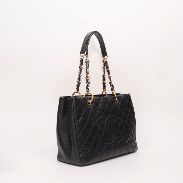 Chanel Grand Shopping Tote Black Bag