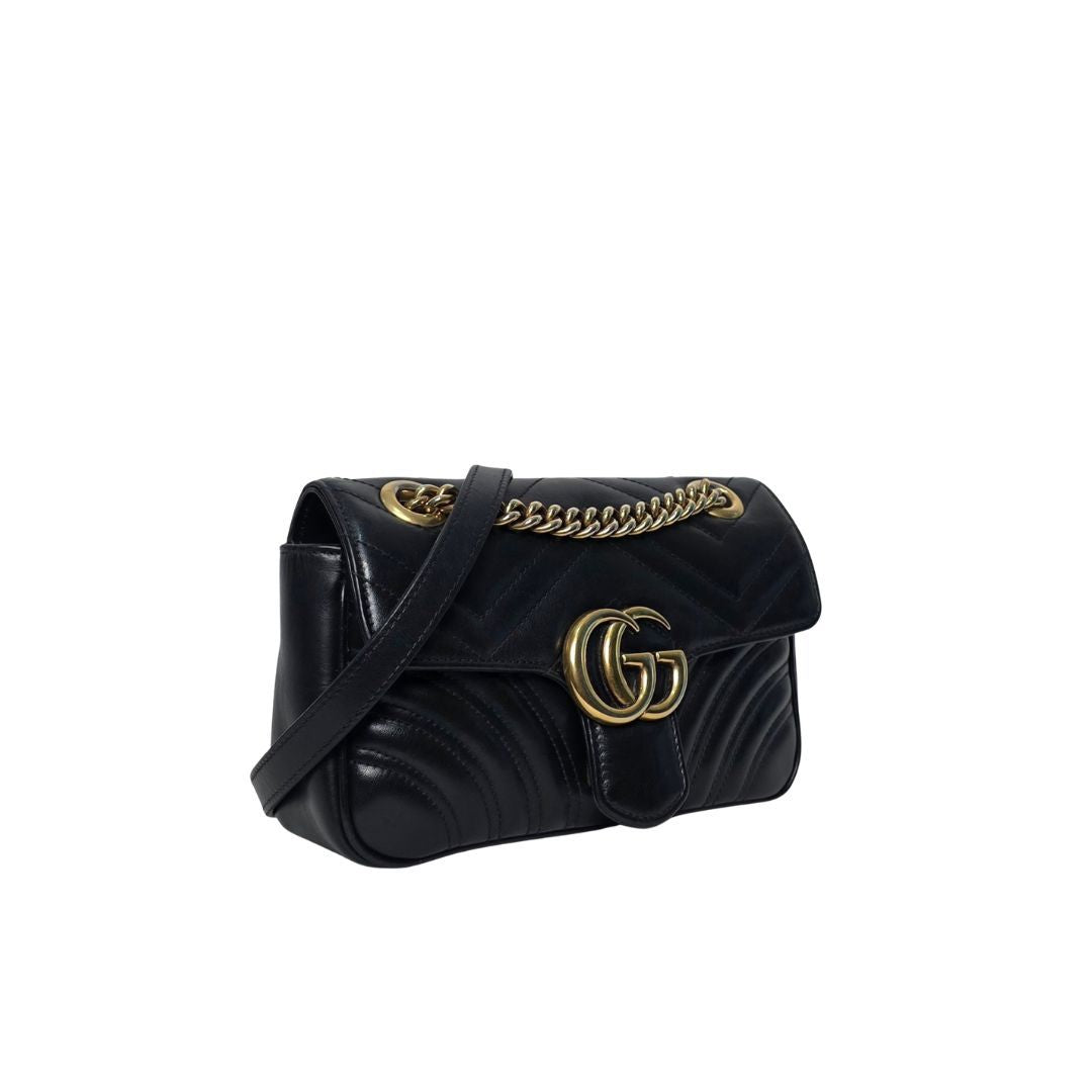 Gucci GG Marmont Small Black Bag