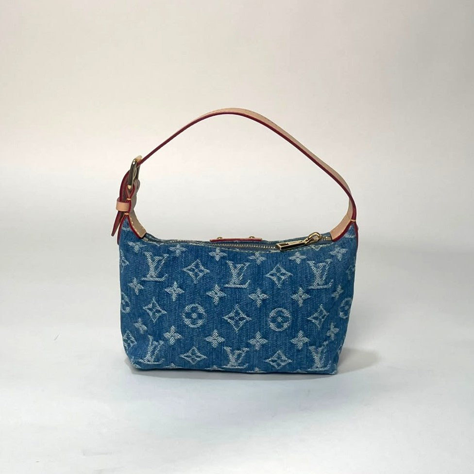 Louis Vuitton Monogram Denim Hills Blue Pochette