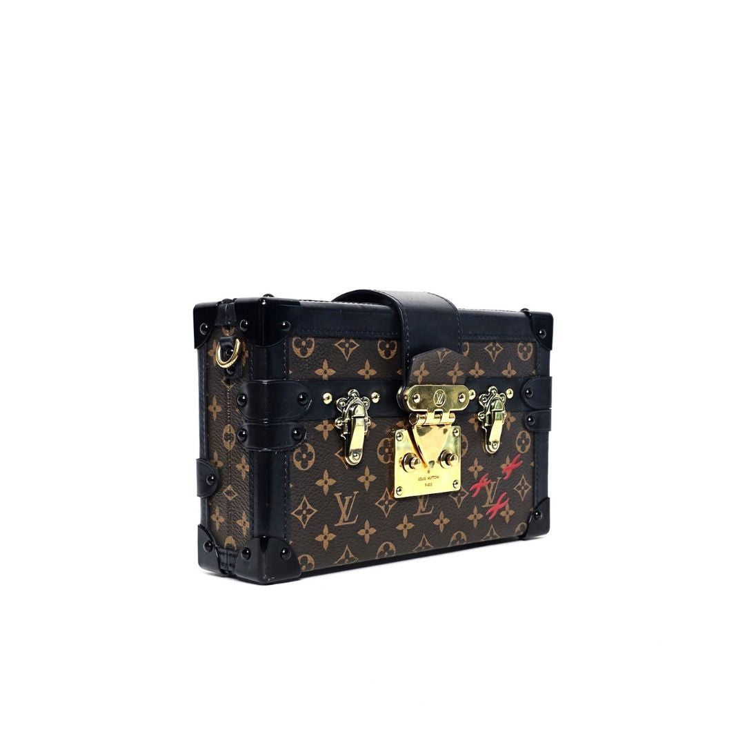 Louis Vuitton Petite Malle Epi Leather Brown Bag