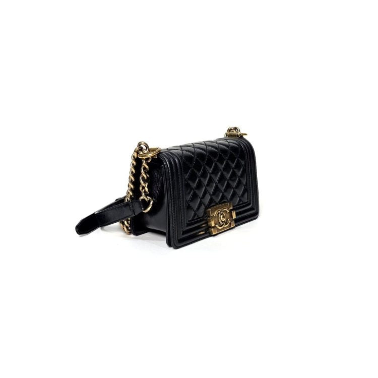 Chanel Boy Lambskin Black Small Bag