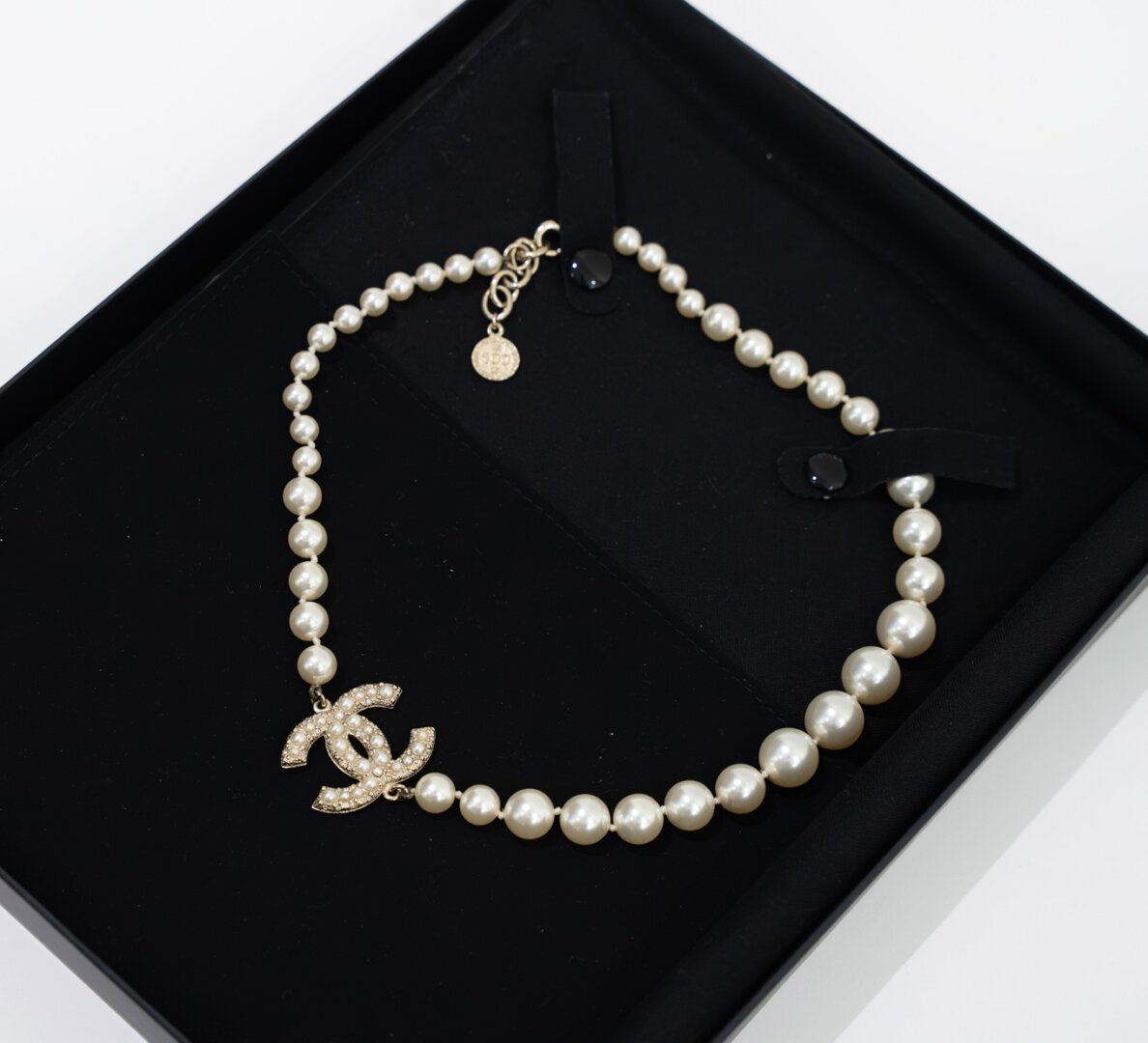 Chanel Pearl CC Limited Edition 100 Anniversary Necklace