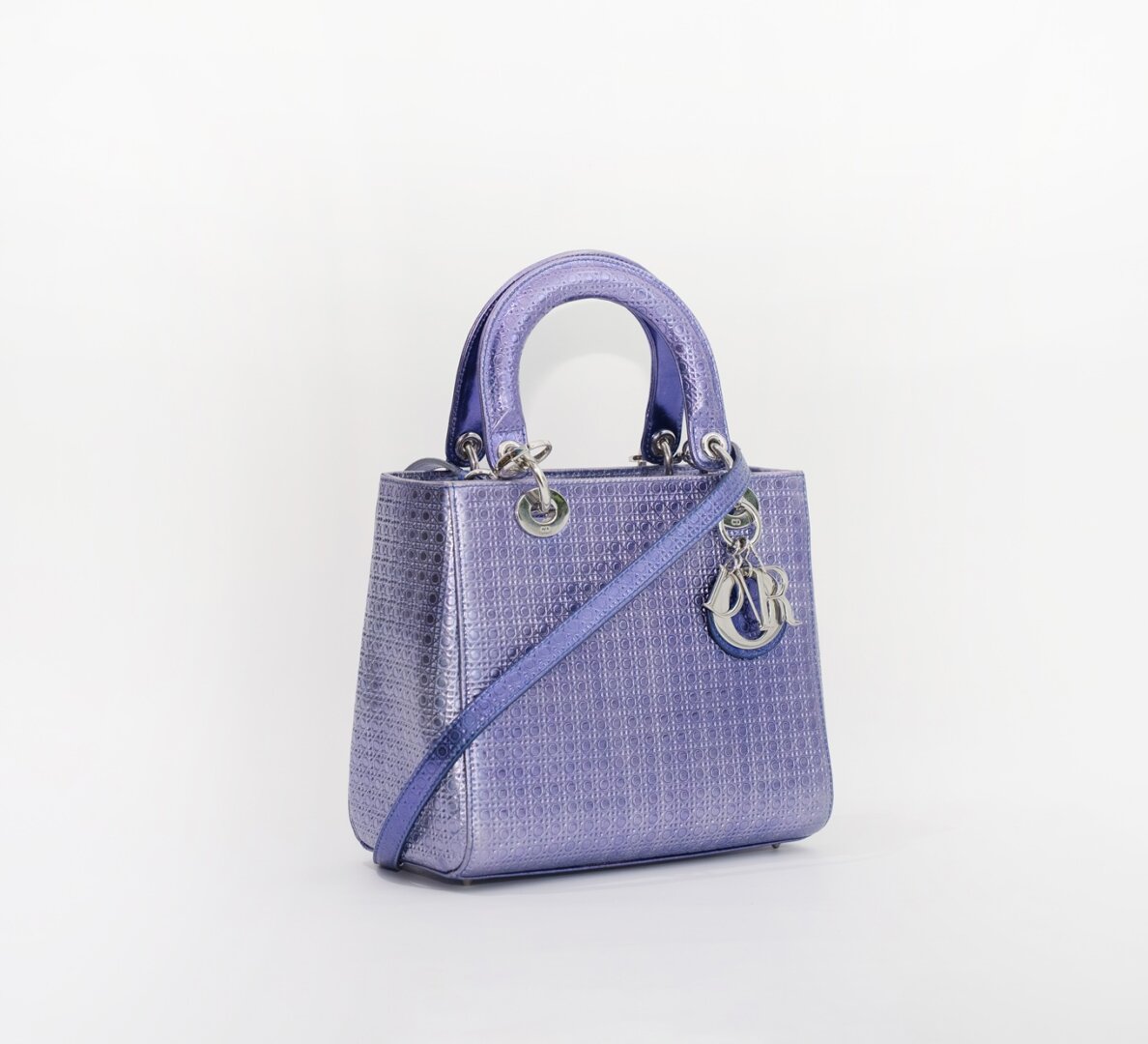 Lady Dior Purple Medium Bag