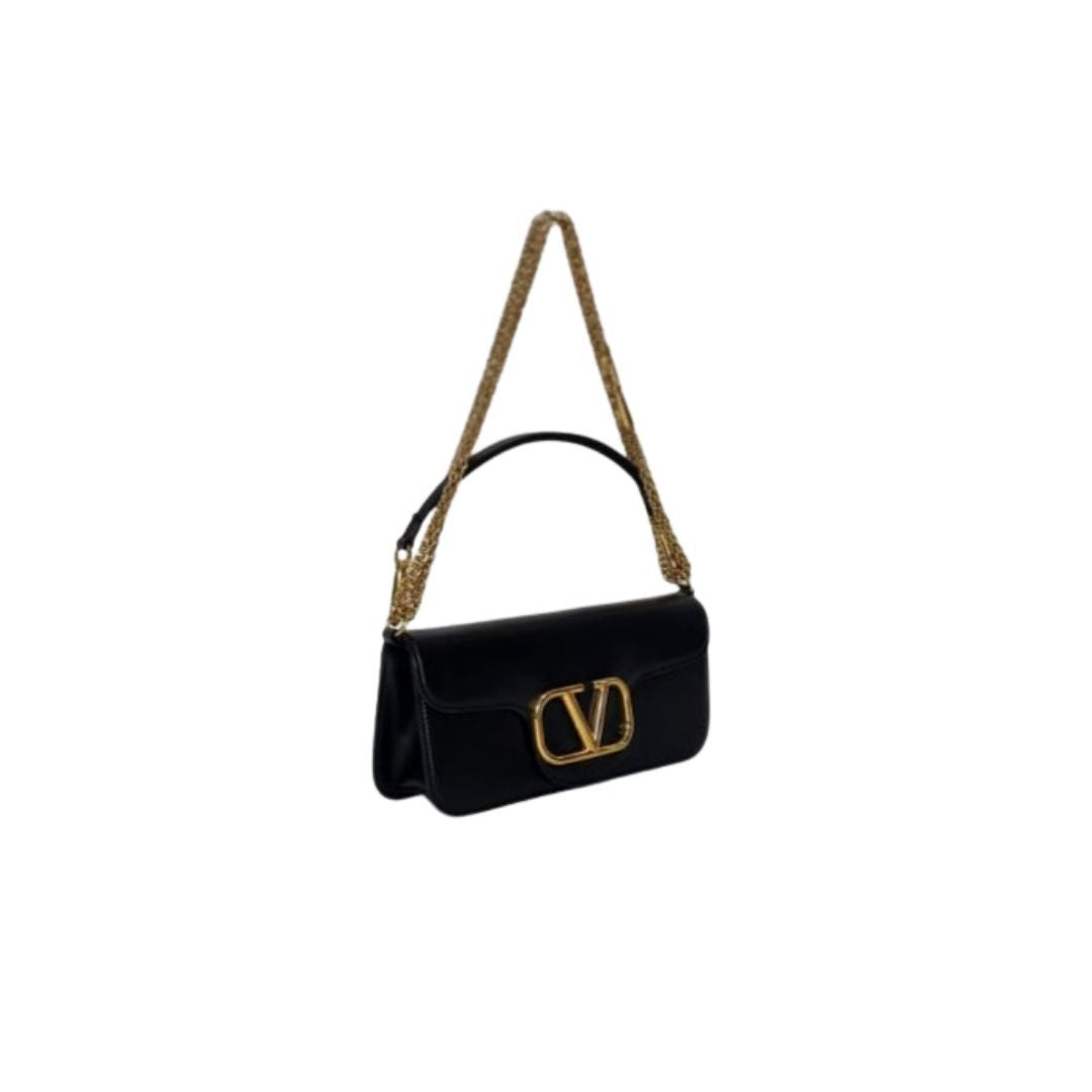 Valentino Garavani Loco Black Shoulder Bag