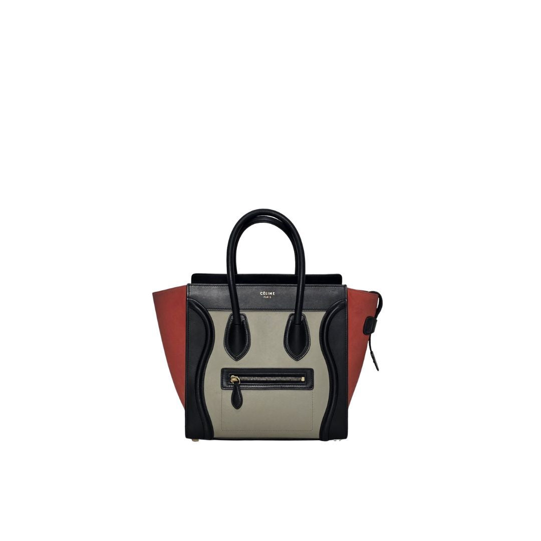 Celine Multicolor Luggage Tote Bag