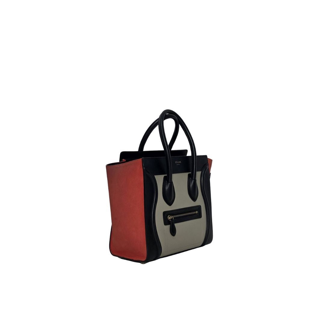 Celine Multicolor Luggage Tote Bag