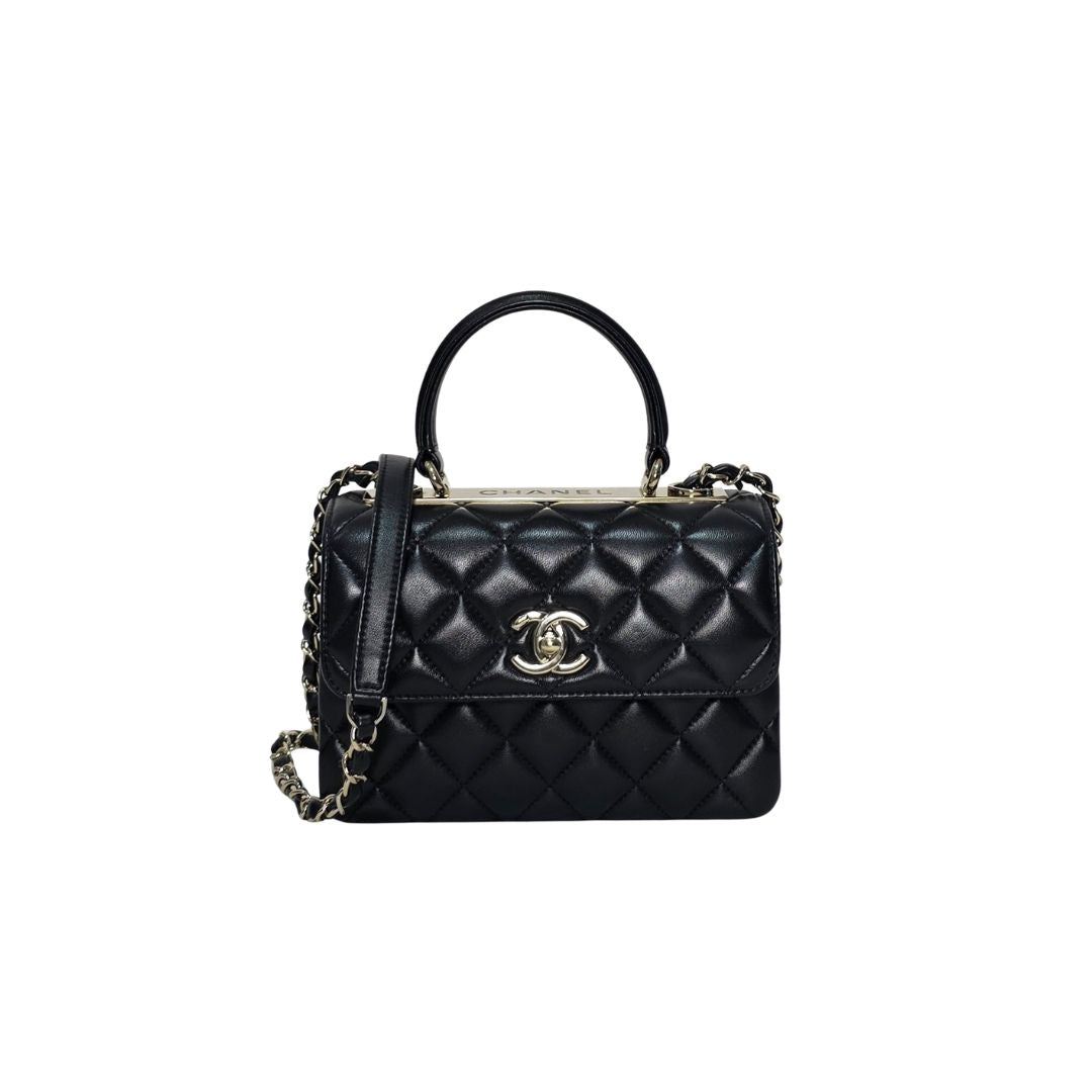 Chanel Trendy CC Top Handle Black Bag