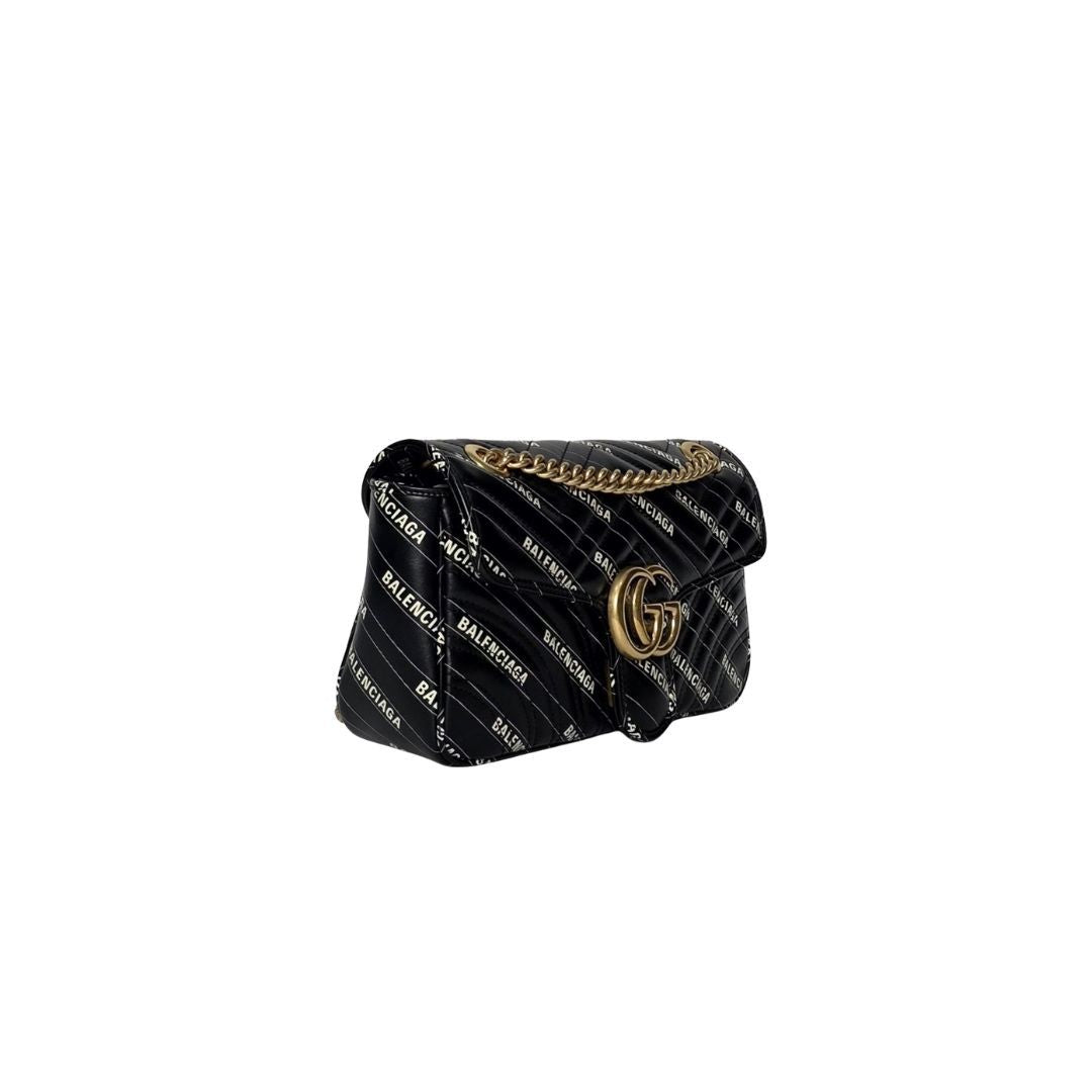 Gucci x Balenciaga The Hacker Project GG Marmont Shoulder Bag
