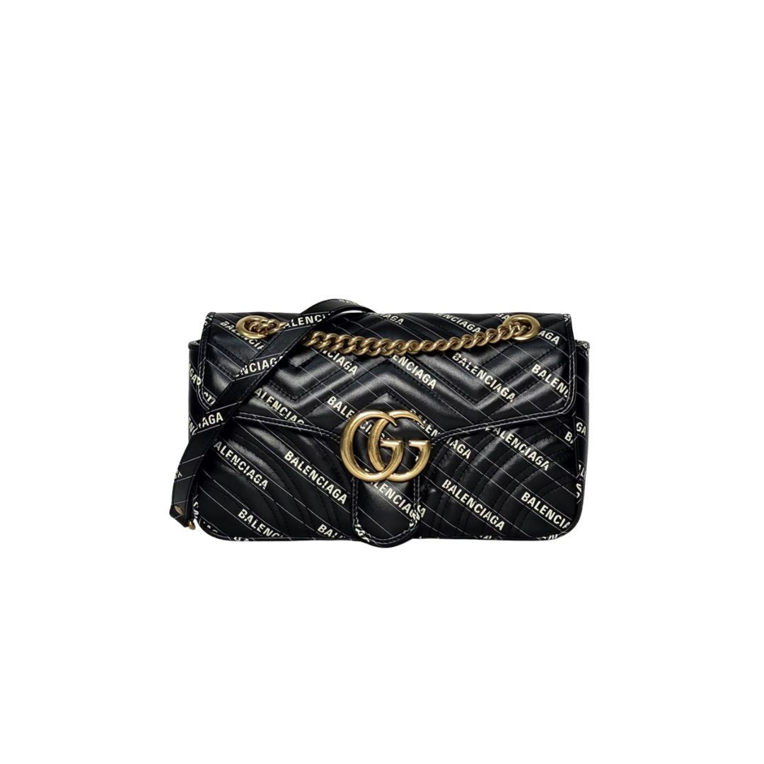 Gucci x Balenciaga The Hacker Project GG Marmont Shoulder Bag