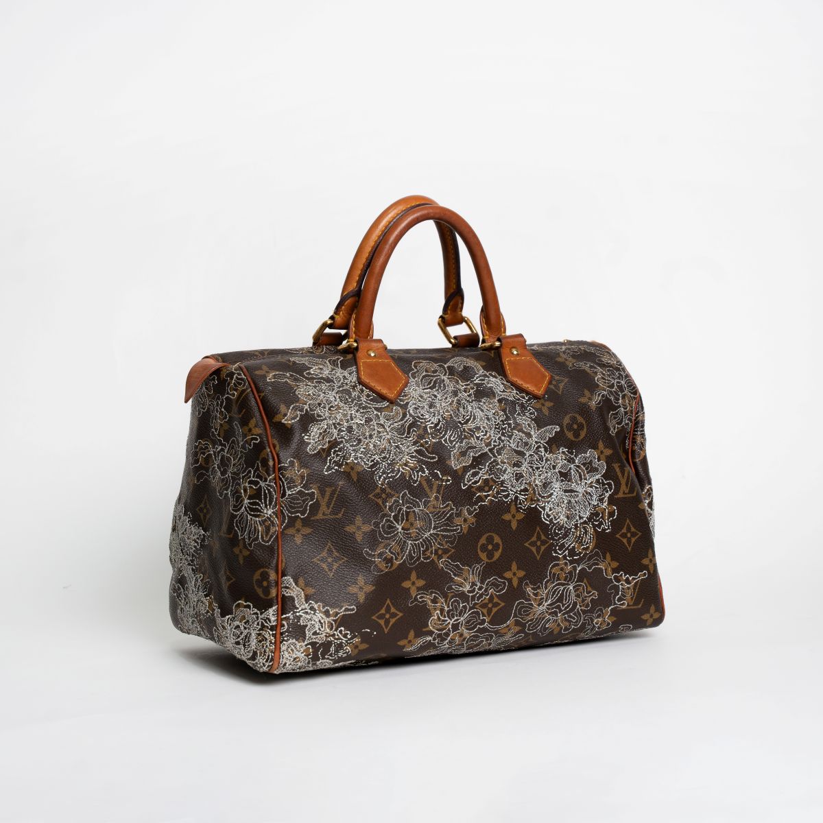 Louis Vuitton Monogram Canvas Dentelle Speedy 30 Bag
