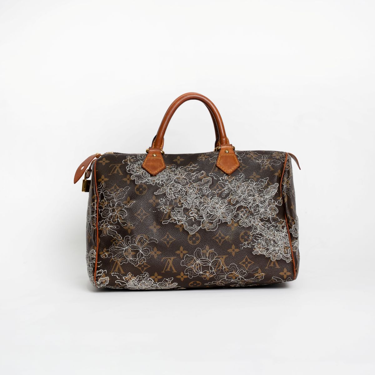 Louis Vuitton Monogram Canvas Dentelle Speedy 30 Bag