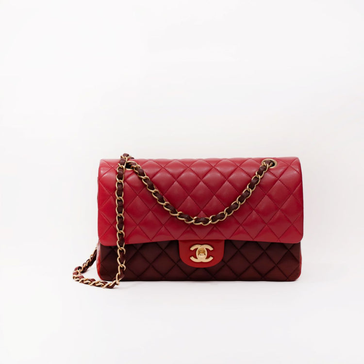 Chanel Timeless Classic Flap Medium Burgundy Bag