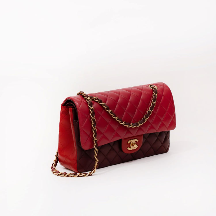 Chanel Timeless Classic Flap Medium Burgundy Bag