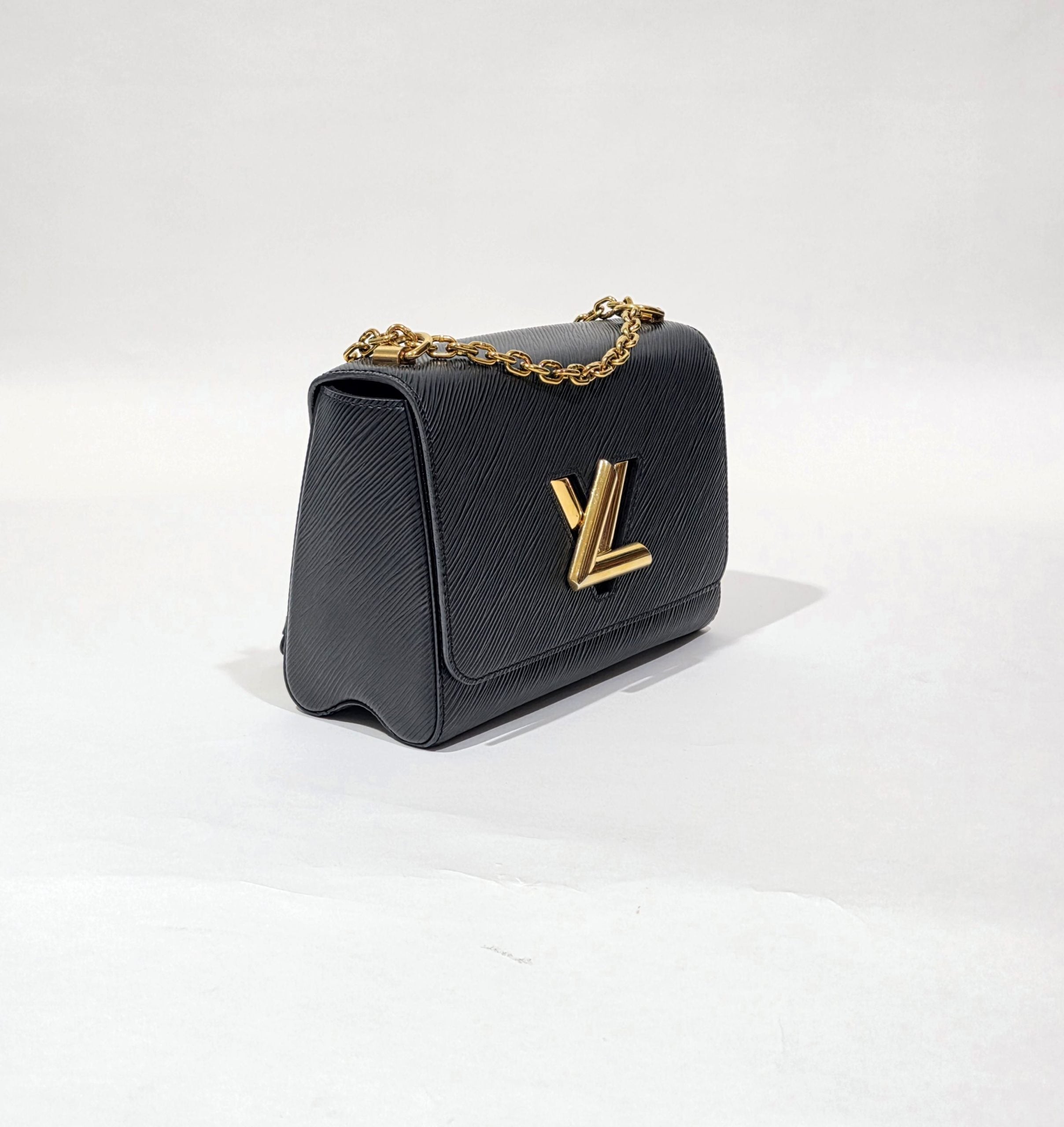 Louis Vuitton Twist MM Black Bag