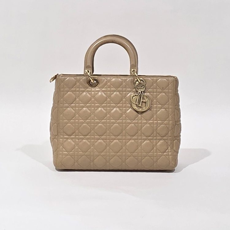Dior Lady Large Beige Tote