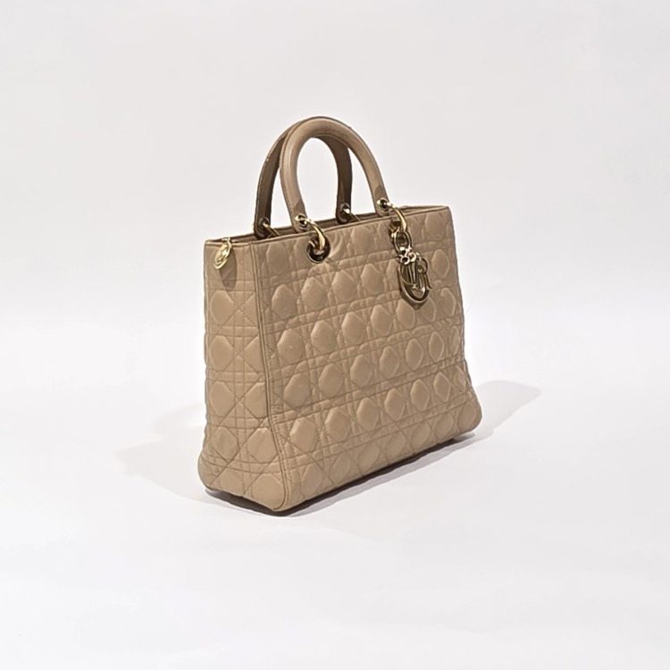Dior Lady Large Beige Tote
