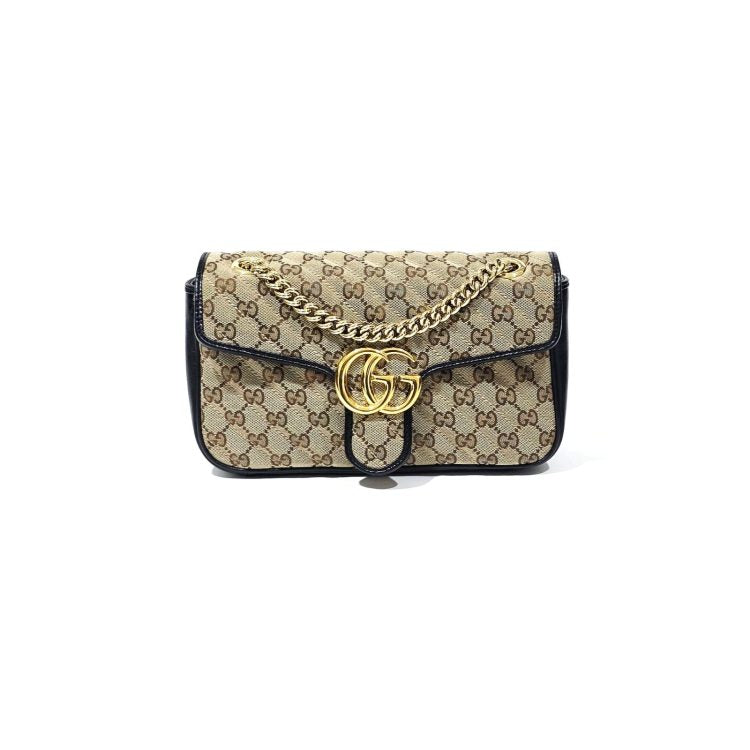 Gucci GG Marmont Diagonal Quilted Multi Bag