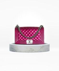 Chanel Boy patent leather