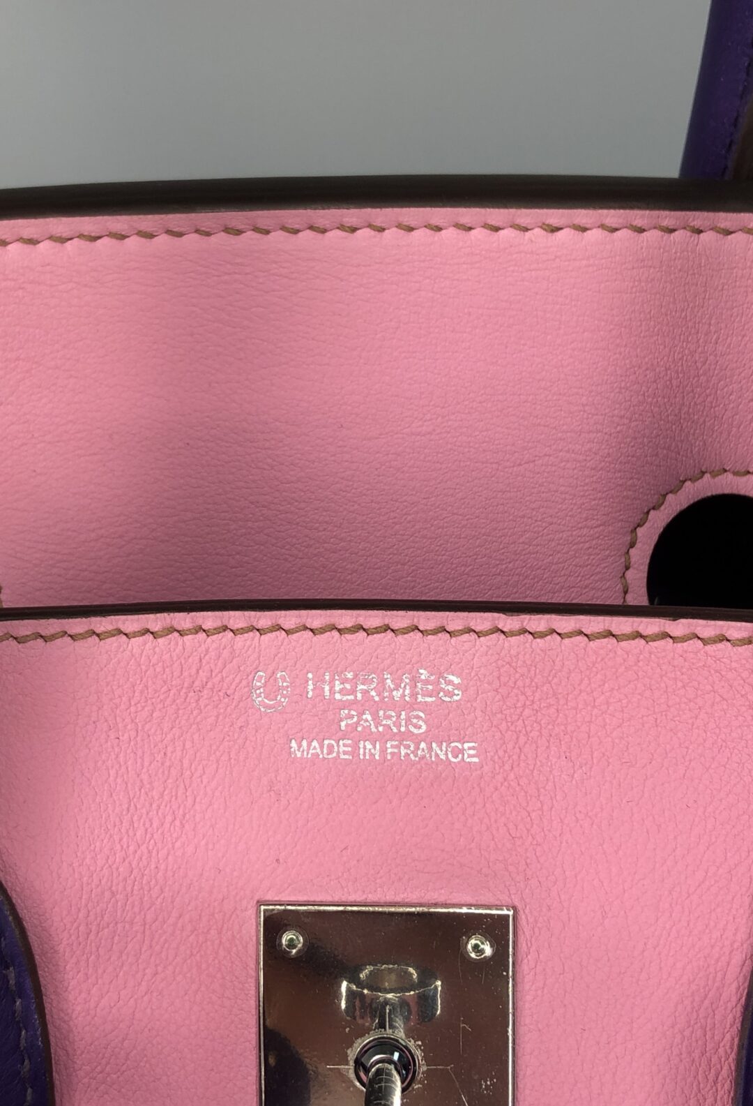 Hermes Special Order Horseshoe 35cm Rose Confetti, Rose Tyrien &, Lot  #58141