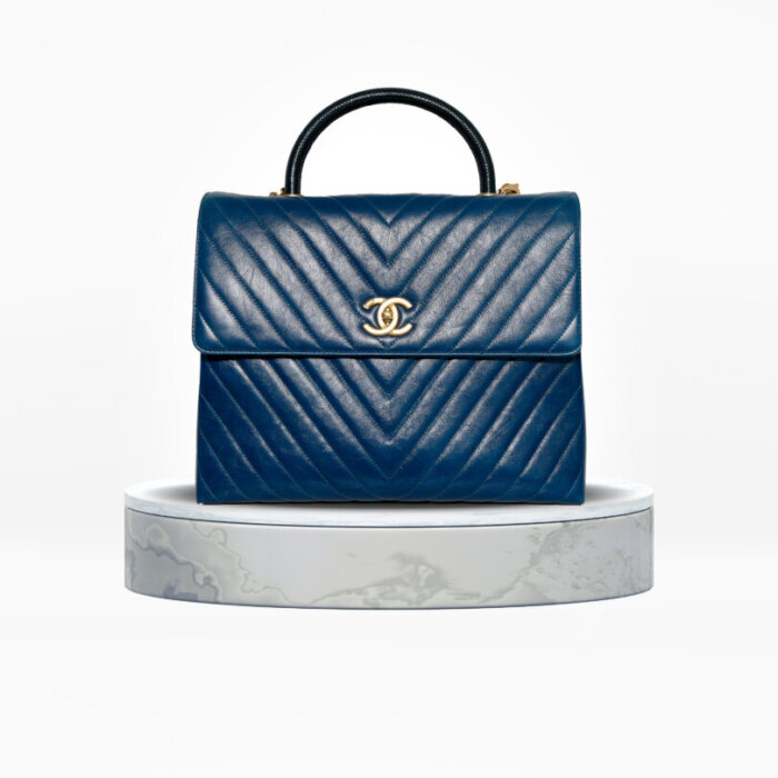 Chanel Blue Coco Maxi Bag