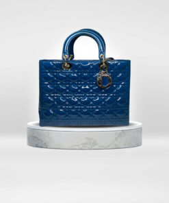Lady Dior Large Patent Leather