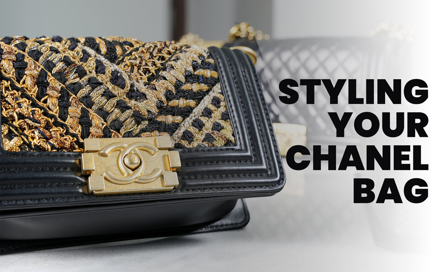 classic chanel clutch on