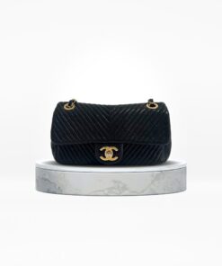 Chanel Chevron Black