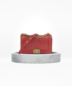 Chanel Boy Red