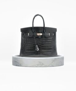 Hermes Black Porosus