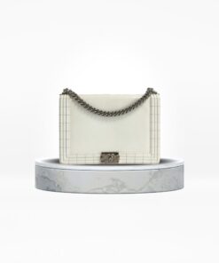 Chanel Boy Large White