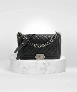 Chanel Black Boy Medium Flap Bag