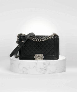Chanel Black Boy Medium