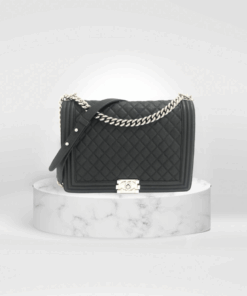 Chanel Maxi Boy Caviar Leather