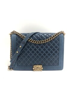 Chanel Blue Maxi Boy 19