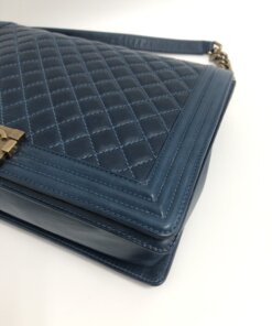 Chanel Blue Maxi Boy 23