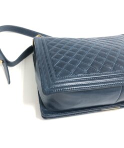 Chanel Blue Maxi Boy 24