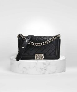 Chanel Medium Boy Black