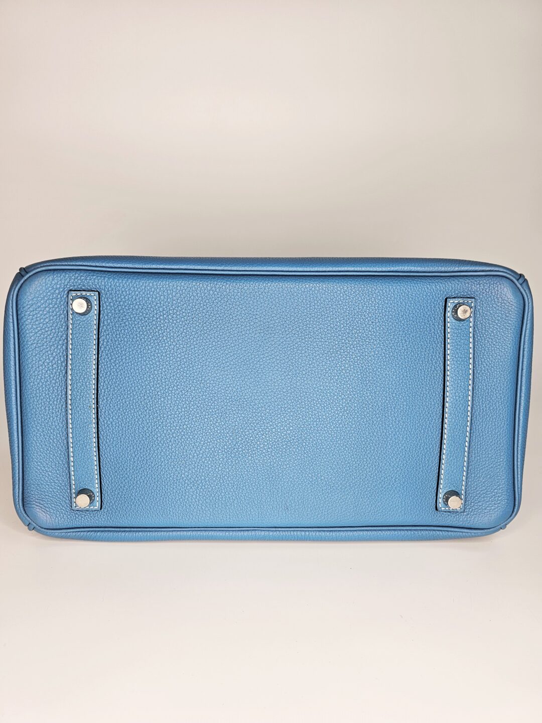Hermès Blue Jean Togo Birkin 35 Palladium Hardware, 2010 — Shreve