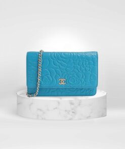 Chanel Camelia Wallet On Chain