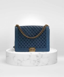 Chanel Blue Maxi Boy
