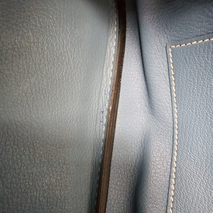 Pre-owned Hermes Birkin 35 Bleu Jean Togo Palladium Hardware – Madison  Avenue Couture
